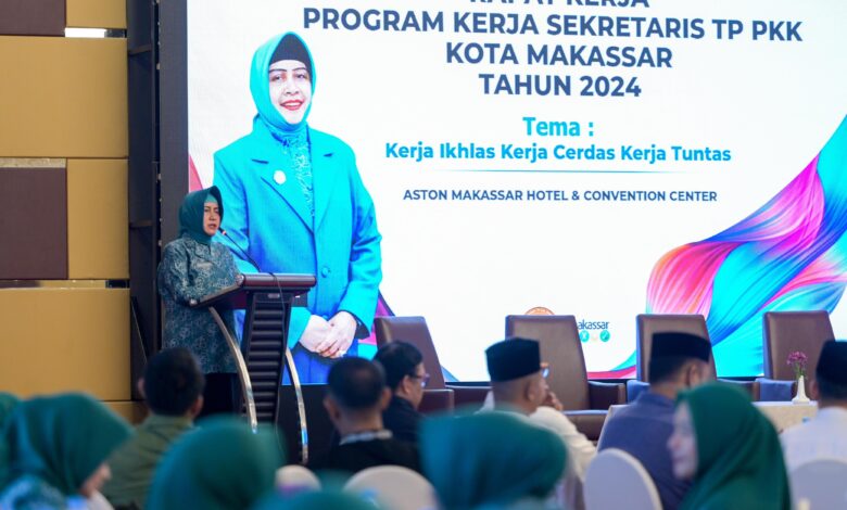 TP PKK Makassar Gelar Rapat Kerja Strategis untuk Tahun 2024