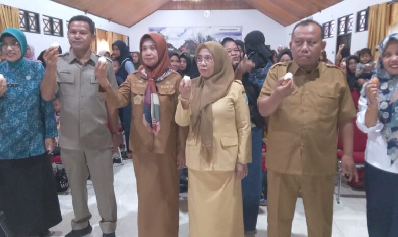 Tekan Angka Stunting Dinas Sosial Selayar Inisiasi Gerakan Makan Telur