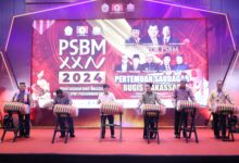 Danny Pomanto Tabuh Gendang pada Pembukaan PSBM XXIV 2024