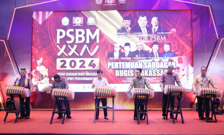 Danny Pomanto Tabuh Gendang pada Pembukaan PSBM XXIV 2024