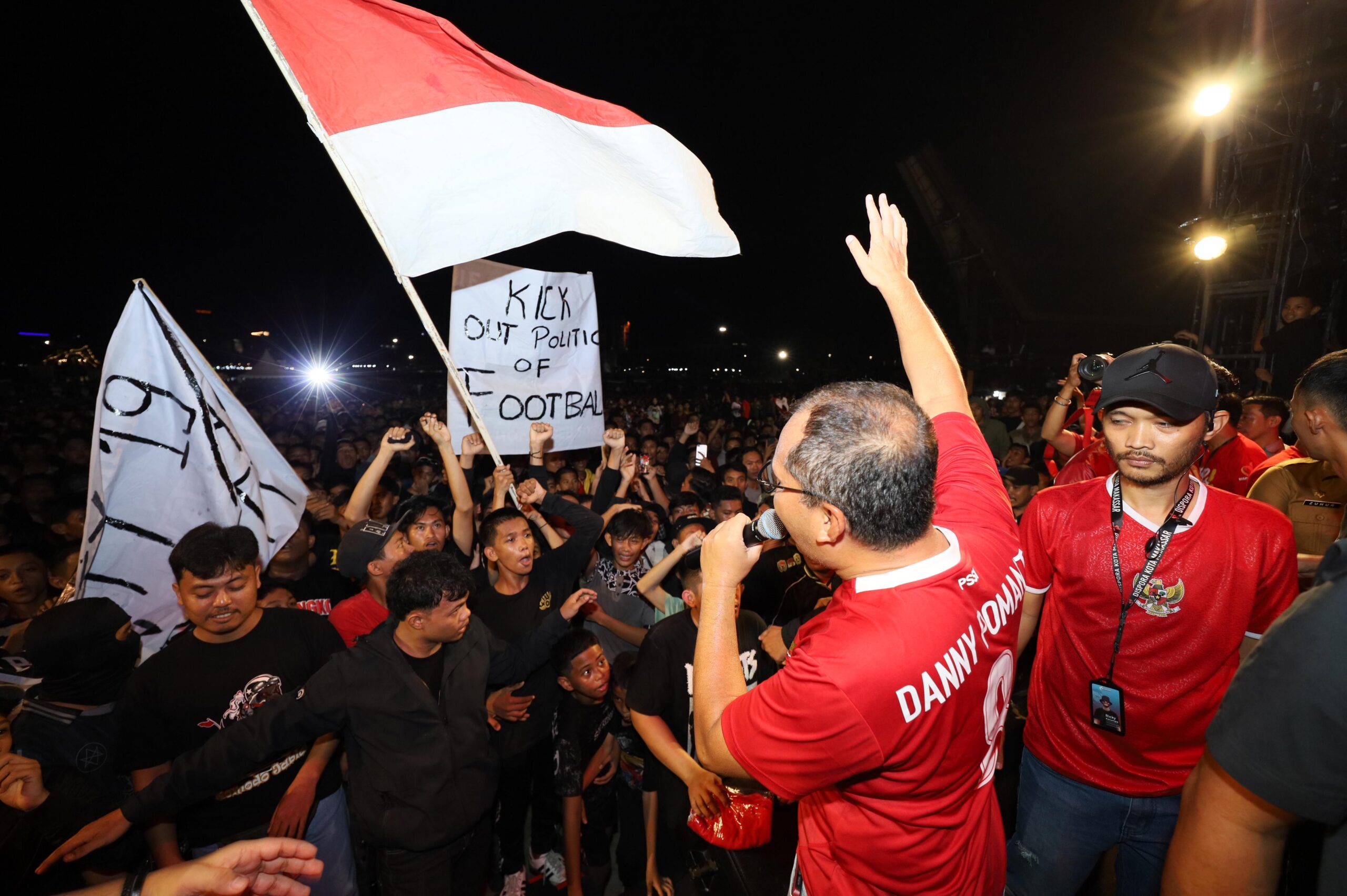Ultras Garuda Ikut Meriahkan Nobar Piala Asia AFC Cup U-23 di Makassar