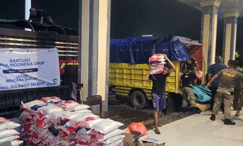 Pemerintah Pusat Kirim Bantuan 40 Ton Beras untuk Warga Terdampak Banjir dan Longsor di Sulsel