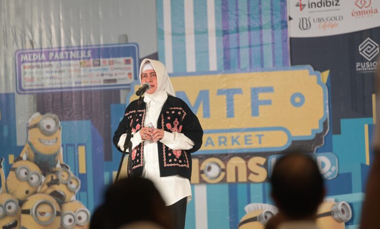 Indira Yusuf Ismail Buka Bazar MTF Market Minions Land di Mal PIPO