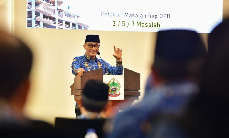 Pimpin Rakor Sekaligus Silaturahmi, Prof Zudan Bagikan Visi Bersama Bahagiakan Masyarakat