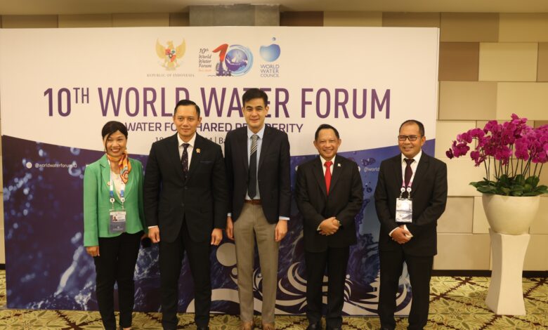 Danny Pomanto Diskusi Bersama Menteri Tito dan AHY tentang Kebijakan Pemda Terhadap Air di 10th WWF 2024