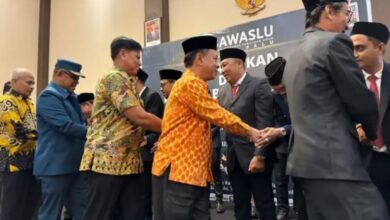 Ketua DPRD Palu Hadiri Pelantikan dan Pengucapan Sumpah Anggota Panwascam