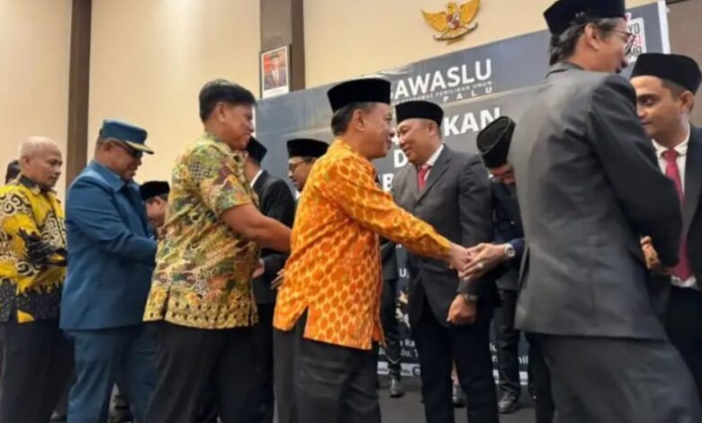 Ketua DPRD Palu Hadiri Pelantikan dan Pengucapan Sumpah Anggota Panwascam