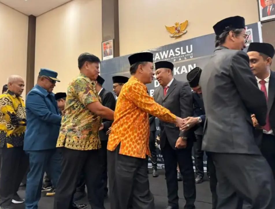 Ketua DPRD Palu Hadiri Pelantikan dan Pengucapan Sumpah Anggota Panwascam
