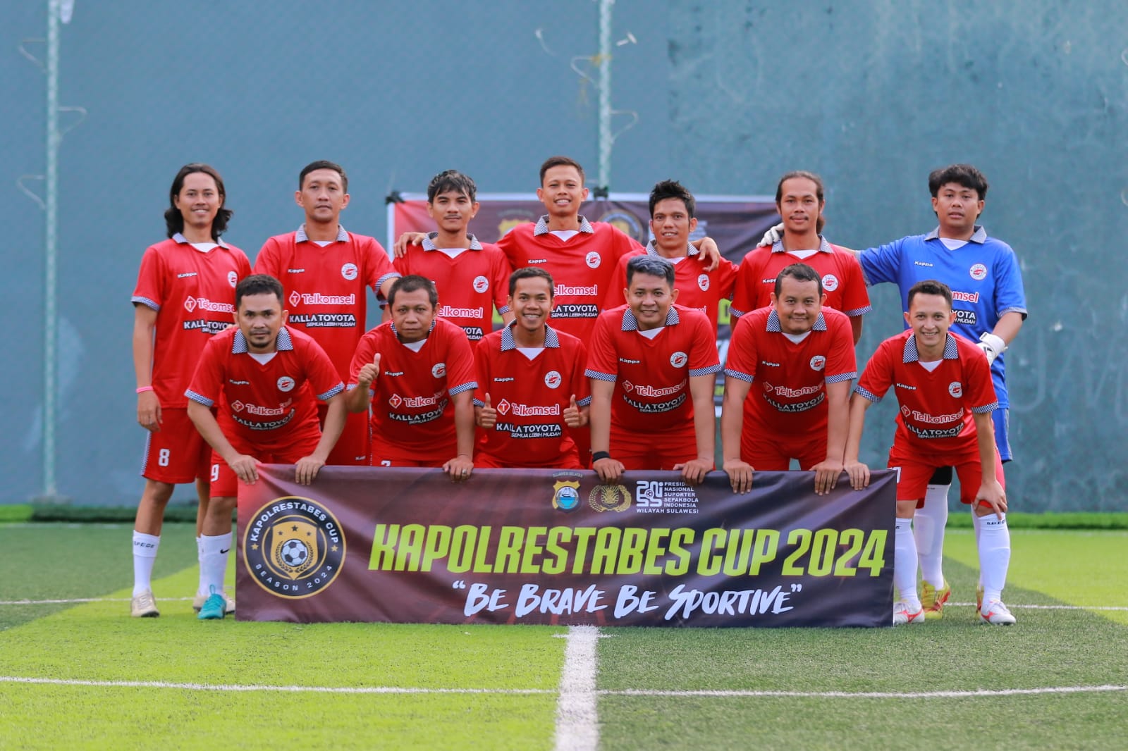 Raih Dua Kemenangan, Media FC Lolos ke Semi Final Turnamen Mini Soccer Kapolrestabes Cup 2024