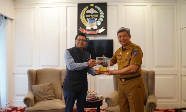 Terima Kunjungan Konjen India, Pj Sekda Sulsel Tawarkan Kerjasama Industri Pengolahan Sutera