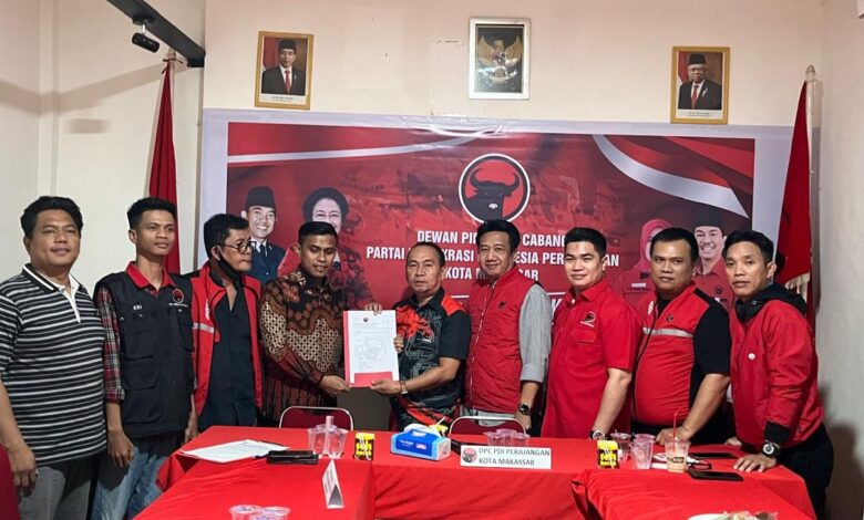 Maju Pilwalkot Makassar, Andi Seto Daftar di PDI Perjuangan