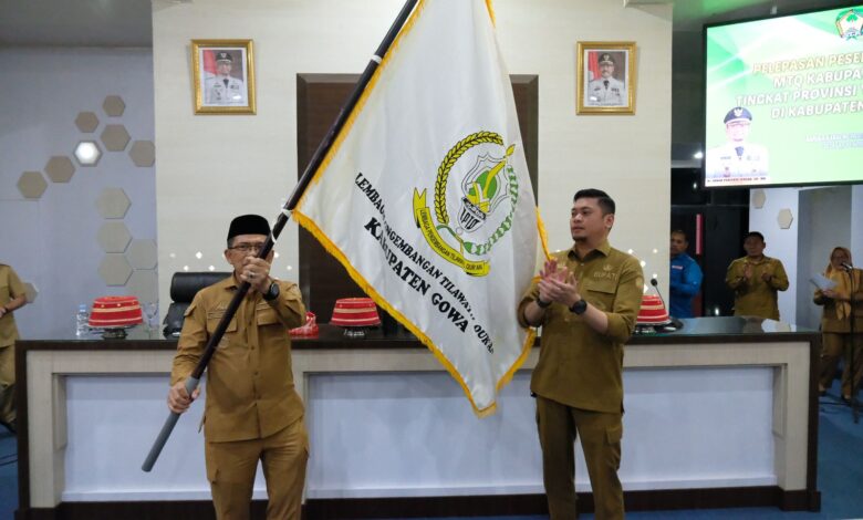 Lepas Kafilah MTQ, Adnan Harap Gowa Tunjukkan Kemampuan Terbaiknya