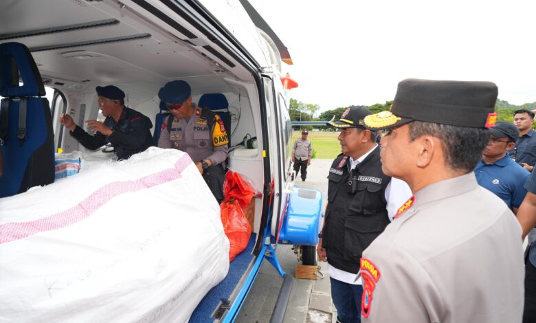 Koordinasi dengan Polda Sulsel, Pj Gubernur Bahtiar Kirim Bantuan ke Latimojong Luwu Gunakan Helikopter