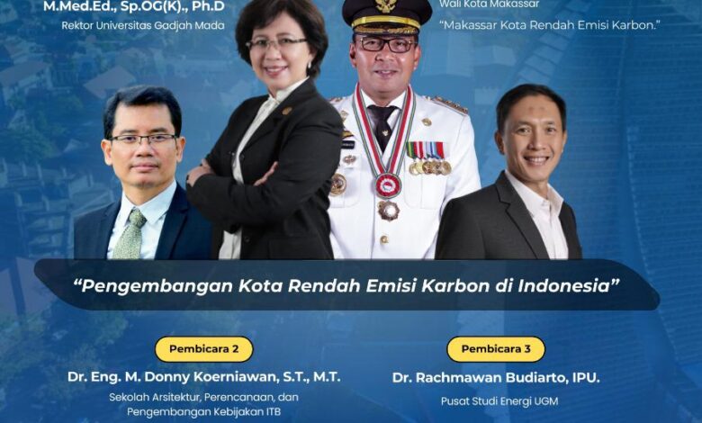 Wali Kota Makassar Danny Pomanto Dipercaya Jadi Pembicara Kuliah Publik di UGM, Bahas Makassar Kota Rendah Emisi Karbon