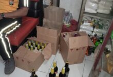 Polsek Ulaweng Amankan Puluhan Botol Miras Ilegal