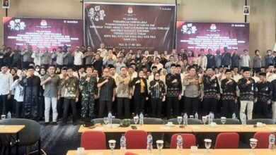 Sekda Irmayanti Hadiri Pelantikan Anggota PPS Pilgub Sulteng dan Pilwalkot Palu 2024