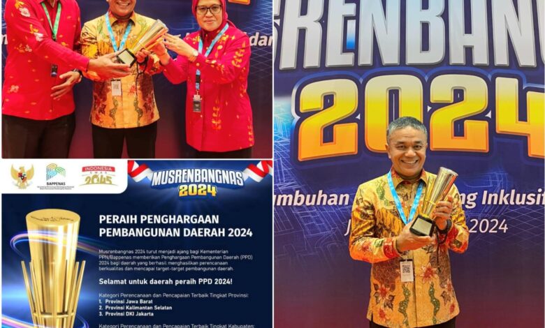 Kota Palu Raih Penghargaan Pembangunan Daerah Terbaik Kedua