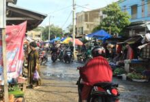 Pasar Tradisional Bajoe Bone Terlihat Jorok dan Amburadul