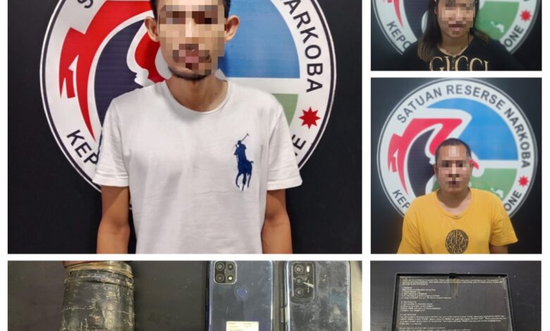 Narurat Narkoba Tiga Pelaku Sabu Diamankan di Kecamatan Ulaweng