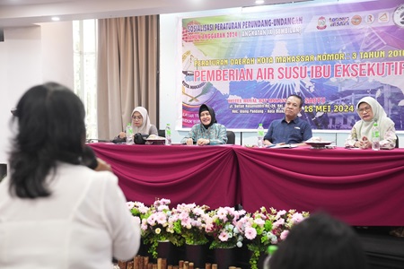 Indira Sosialisasi Perda ASI Eksklusif ke IRT Kota Makassar