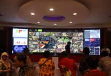 Rombongan Pelatihan LAN RI Terpukau Inovasi War Room Kota Makassar
