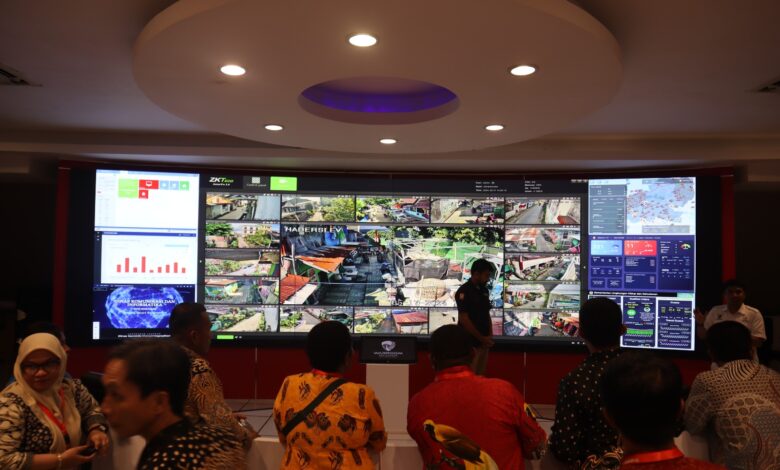 Rombongan Pelatihan LAN RI Terpukau Inovasi War Room Kota Makassar