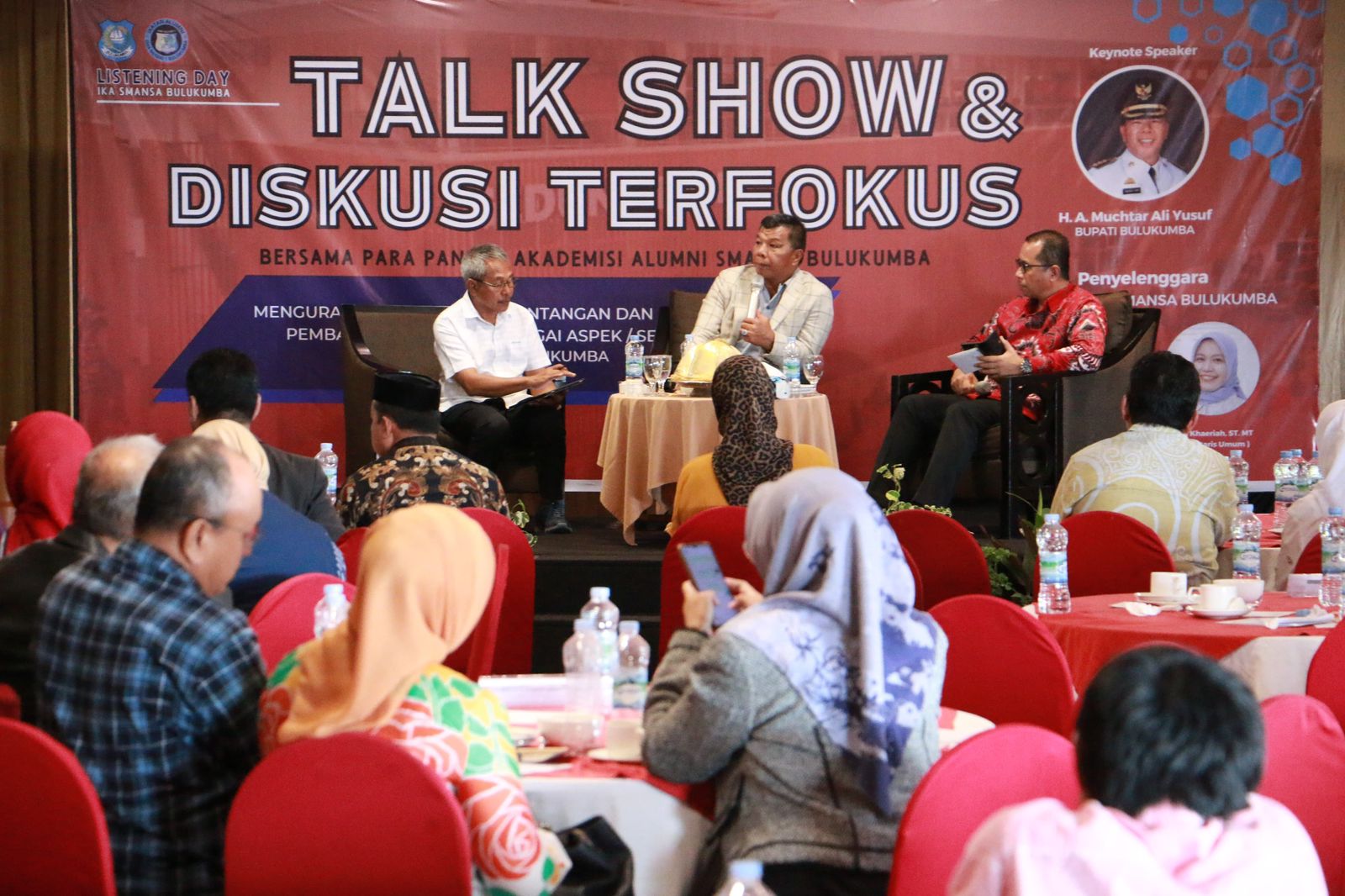 Talkshow IKA Smansa Bulukumba Pertemukan Akademisi dan Bupati Andi Utta