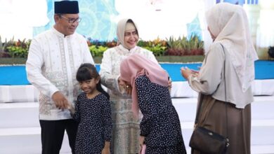 Helat Halal Bihalal Idul Adha, Kediaman Indira Yusuf Ismail Ramai Dikunjungi Warga Makassar