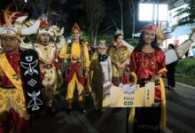 Kota Palu Tampilkan Peserta Karnaval Nusantara Terbanyak di Rakernas Apeksi XVII Balikpapan