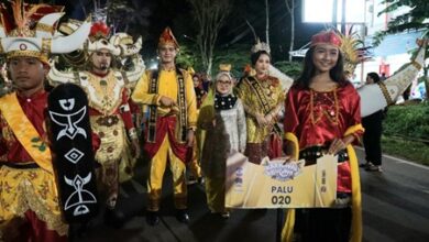 Kota Palu Tampilkan Peserta Karnaval Nusantara Terbanyak di Rakernas Apeksi XVII Balikpapan