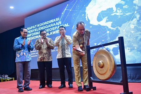 Pj Gubernur Sulsel Buka Rakor Penyelenggaraan Informasi Geospasial Regional, Menuju Era Satu Data Integrasi untuk Pembangunan