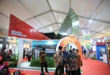 Makassar Low Carbon City dan Makassar Kota Makan Enak Sapa Pengunjung ICE Apeksi XVII