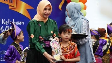 Buka Wisuda TK DWP Kota Makassar Angkatan 45, Fadliah Firman Ingatkan Program Jagai Anakta