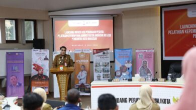 Asisten III Pemkot Makassar Launching 18 Inovasi Aksi Perubahan PKA Angkatan XII dan XIII