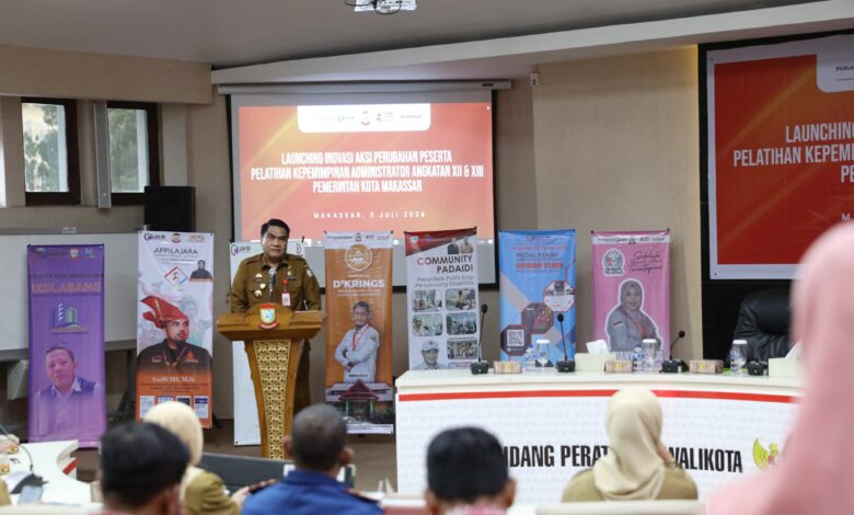 Asisten III Pemkot Makassar Launching 18 Inovasi Aksi Perubahan PKA Angkatan XII dan XIII