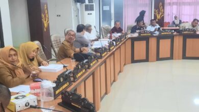 Wakili Wali Kota, Asisten 2 Hadiri Rapat Pansus Pertanggungjawaban APBD Palu 2023