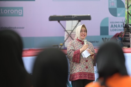 Indira Yusuf Ismail Buka Festival Kelong Anak Lorong Makassar 2024