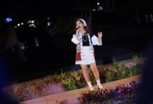 Mey Christine Perkenalkan Lagu Pop Toraja di Panggung Makassar F8