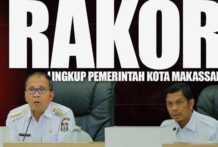 Kepala Bapenda Dampingi Wali Kota Makassar Pimpin Rakor