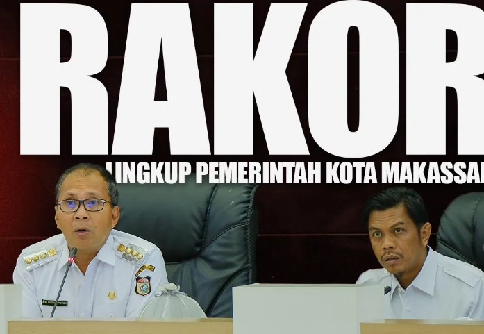 Kepala Bapenda Dampingi Wali Kota Makassar Pimpin Rakor