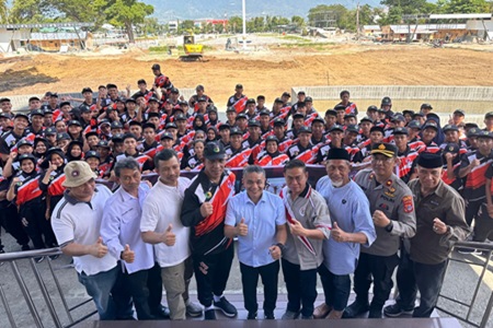 Wali Kota Hadianto Rasyid Lepas Kontingen Popda Palu Bertanding di Tingkat Provinsi Sulteng