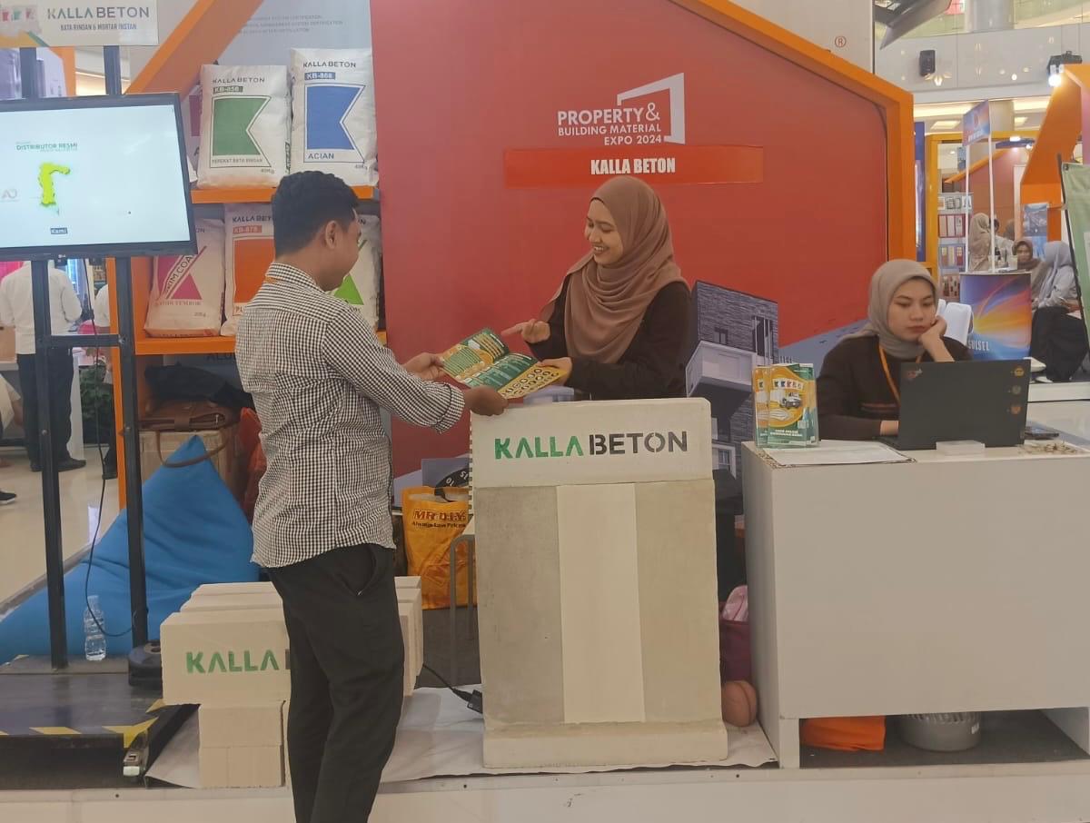 Kalla Beton Hadirkan Promo Bata Ringan dalam Property & Building Material Expo 2024