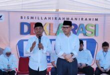 Ribuan Simpatisan Hadiri Deklarasi Beramal Calon Bupati dan Wakil Bupati Bone 2024/2029