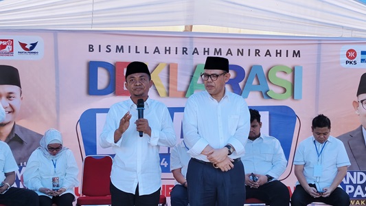 Ribuan Simpatisan Hadiri Deklarasi Beramal Calon Bupati dan Wakil Bupati Bone 2024/2029