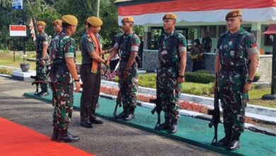 Kunker ke Batalyon Armed 21/Kawali, Mayjen TNI Putranto Gatot Warning Prajurit Judi Online