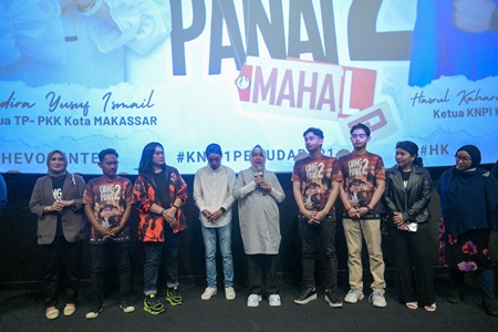 Indira Yusuf Ismail dan KNPI Nobar Uang Panai 2, Apresiasi Karya Anak Muda Makassar