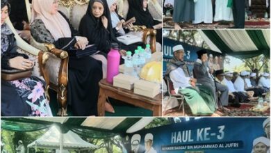 Ketua Diah Hadiri Haul ke-3 Habib Saggaf bin Muhammad Al Jufri