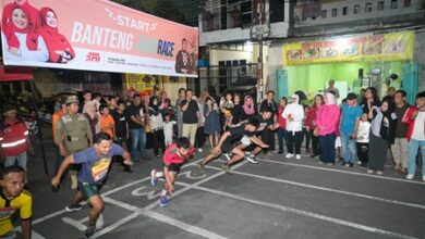 Ketua TP PKK Kota Makassar Buka Banteng Run Race 100 Meter di Kecamatan Mamajang