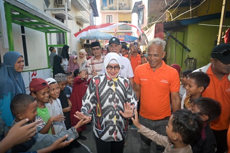 Ketua TP PKK Makassar Indira Ajak Warga Aktif Bangun Potensi Ekonomi di Longwis