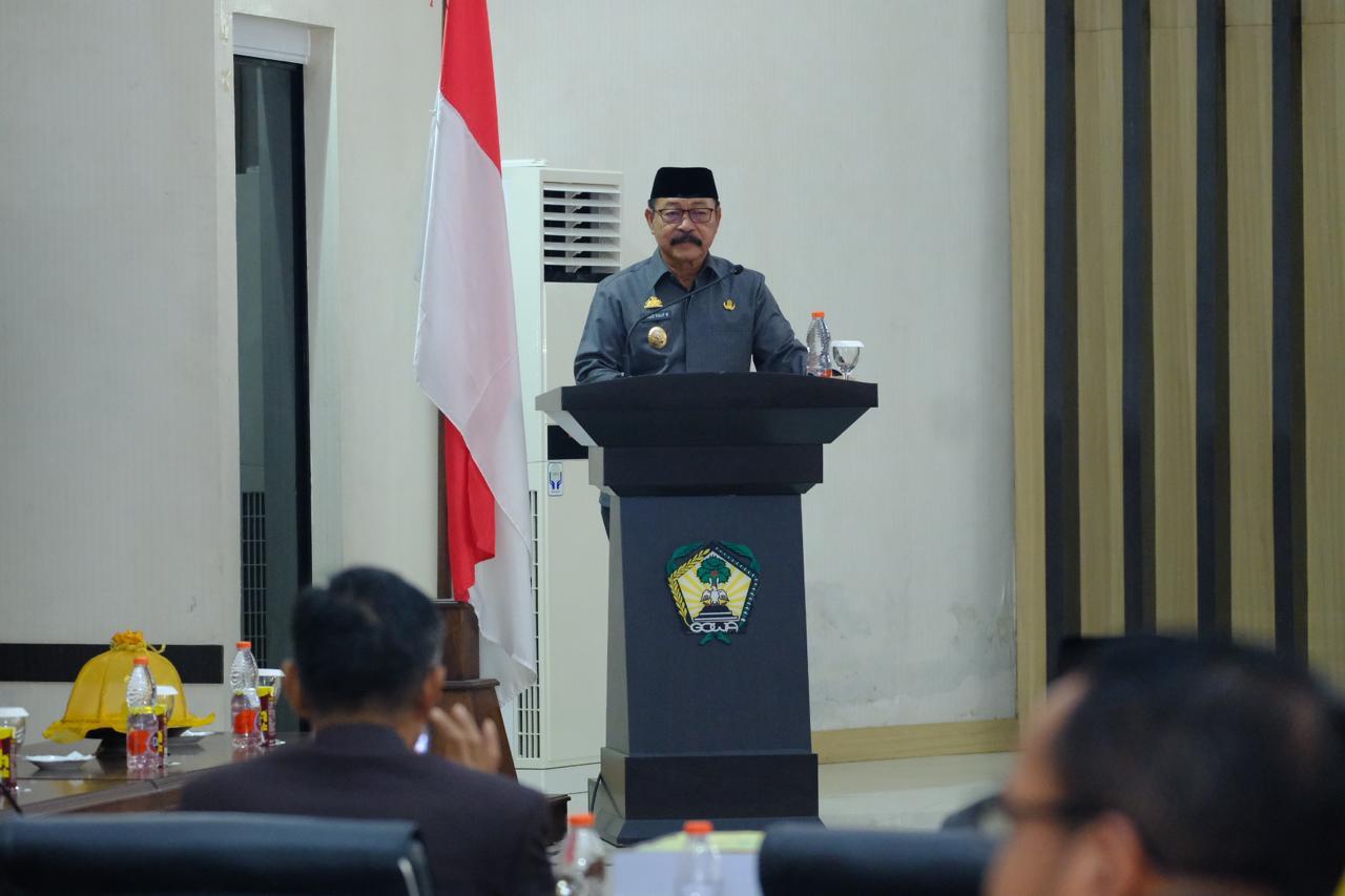 Lakukan Sinkronisasi Program Daerah dan Pusat, Pemkab Gowa Serahkan Ranperda RPJPD 2025-2045